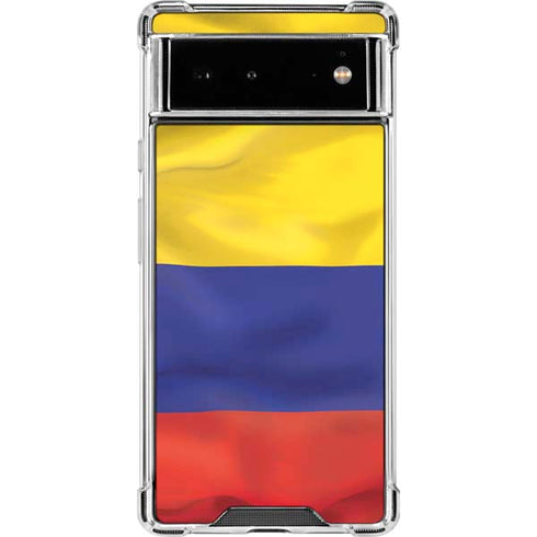 Colombia Flag Google Pixel 6 Clear Case